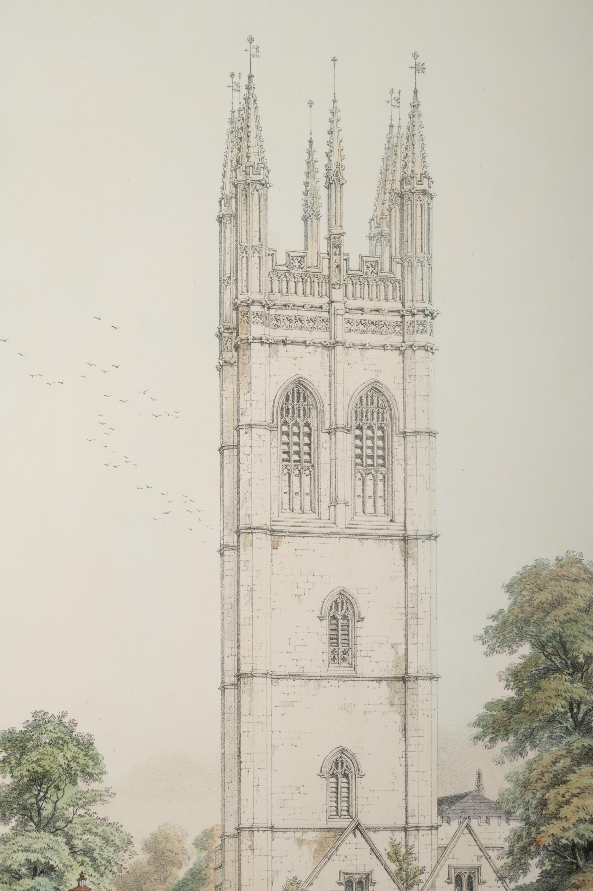 Six Hand-Colored Engravings