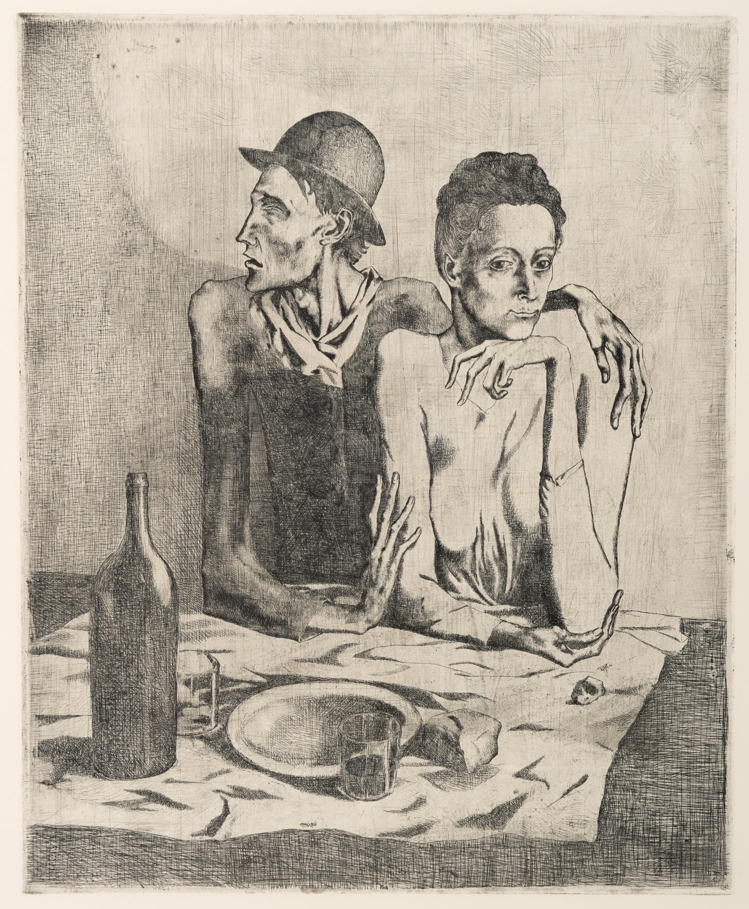 Pablo Picasso (Spanish, 1881–1973) — Le Repas Frugal, 1904