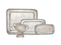 A Group of Four Mexican Silver Table Articles