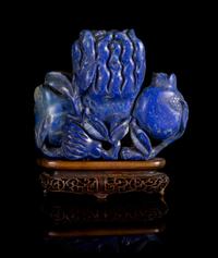 A Carved Lapis Lazuli Vase — 18TH/19TH CENTURY