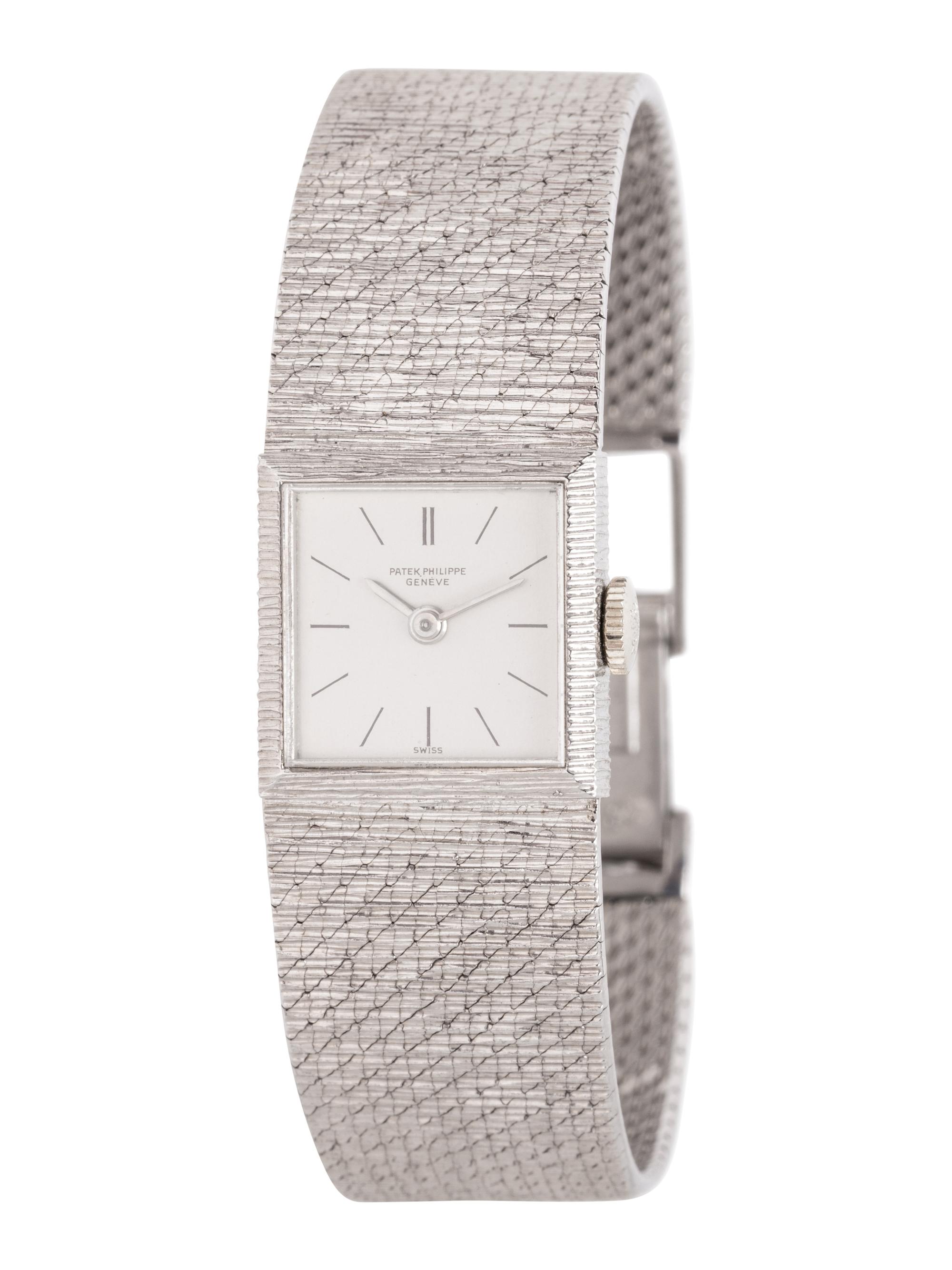 PATEK PHILIPPE, 18K WHITE GOLD WATCH
