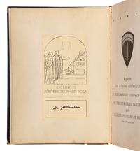 EISENHOWER, Dwight D. (1890-1969). Report by The Supreme Commander of the combined Chiefs of Staff on the Operations in Europe of the Allied Expeditionary Force 1944 June 6 - 1945 May 8 . Washington, D. C.: United States Government Printing Office, [1945].