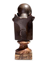 A Continental Bronze Bust of Dante Alighieri