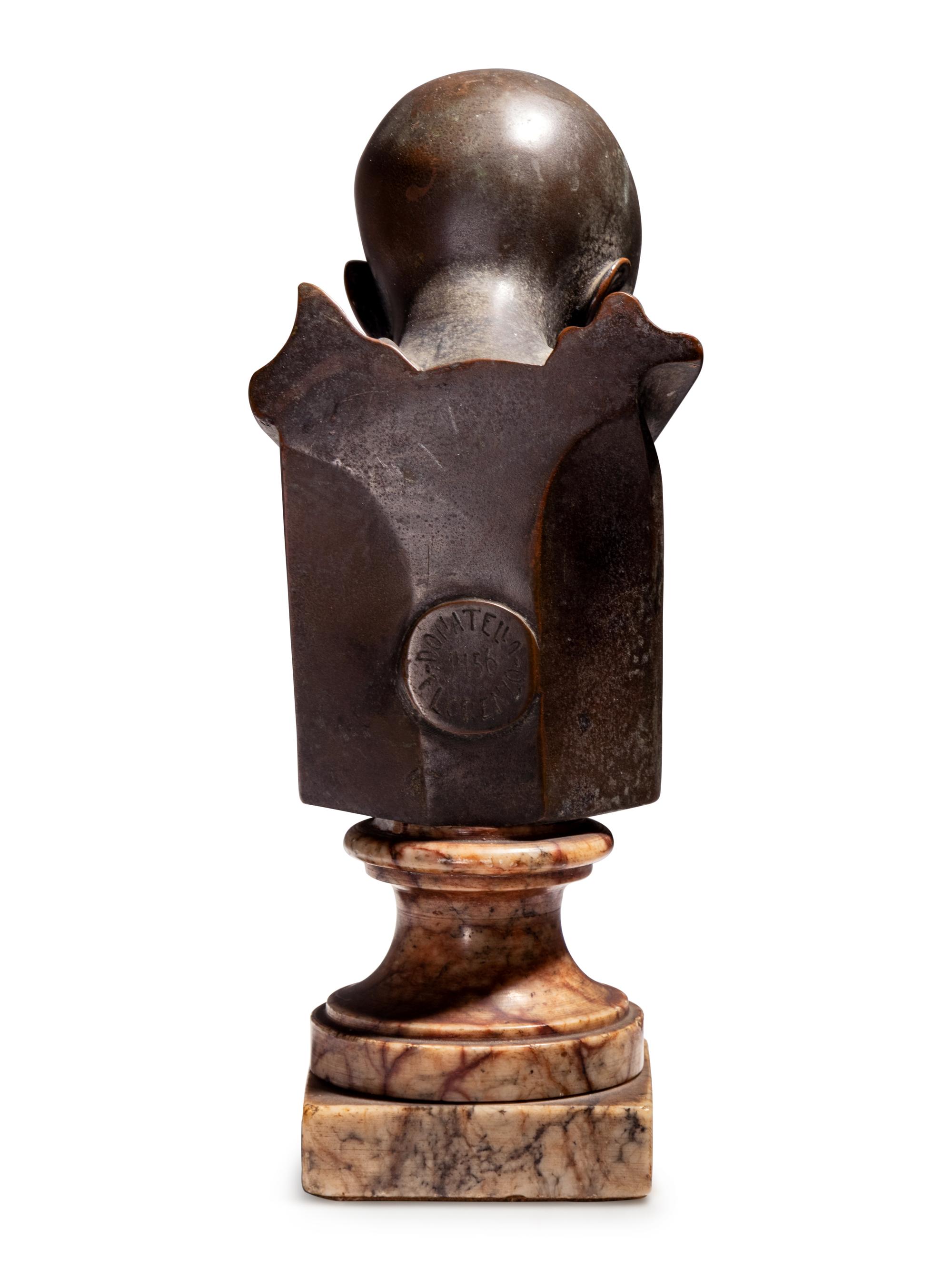 A Continental Bronze Bust of Dante Alighieri