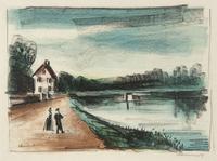 Le Pont sur L'Oise à Méry