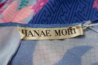 A Hanae Mori Multicolor Floral Dress,