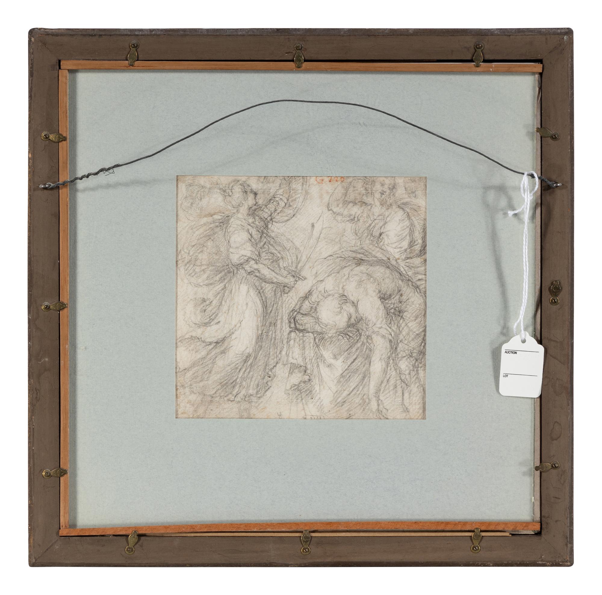 Christ Healing the Sick (a double-sided drawing)