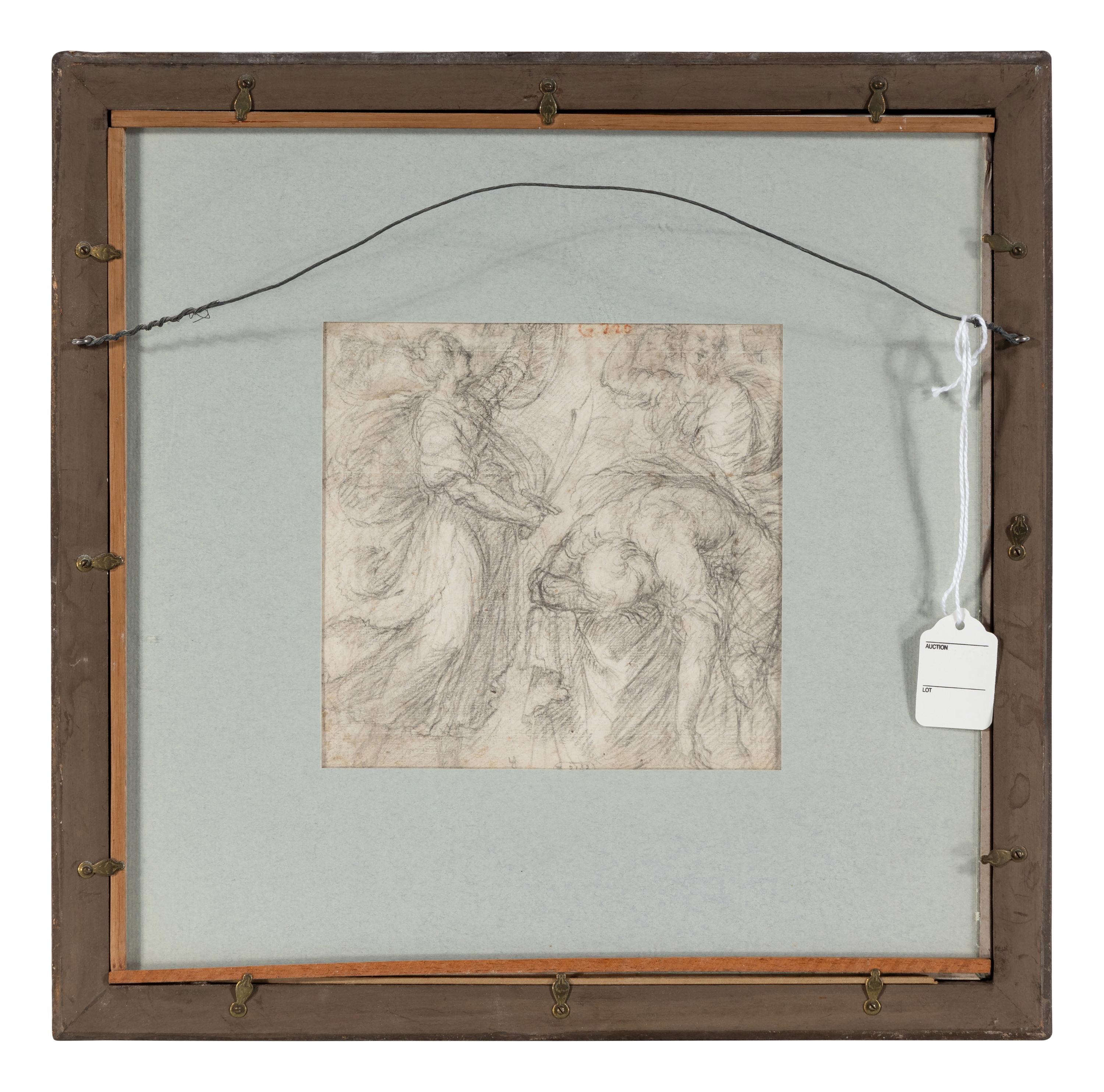 Christ Healing the Sick (a double-sided drawing)