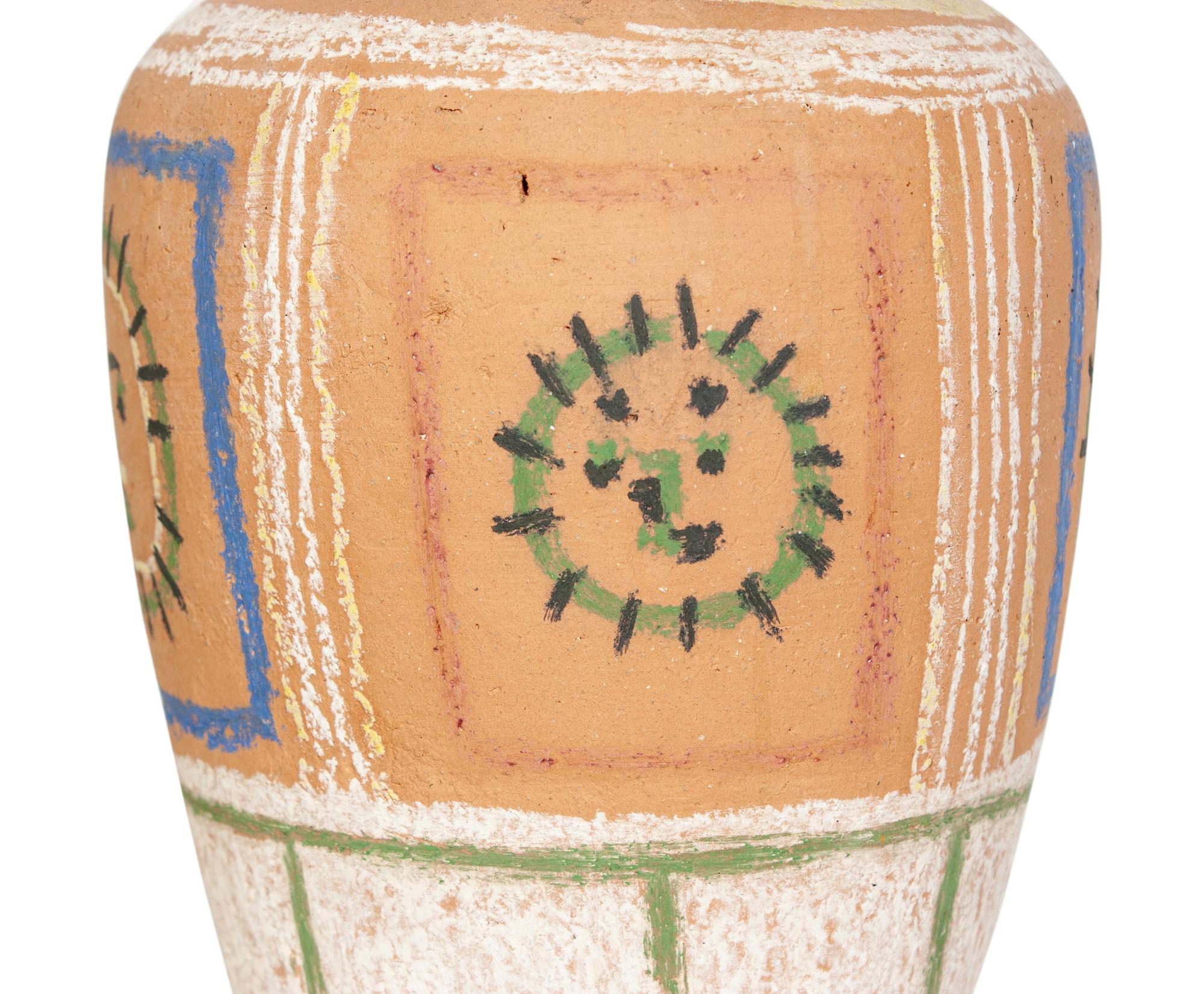 Vase au décor pastel (A.R. 190)