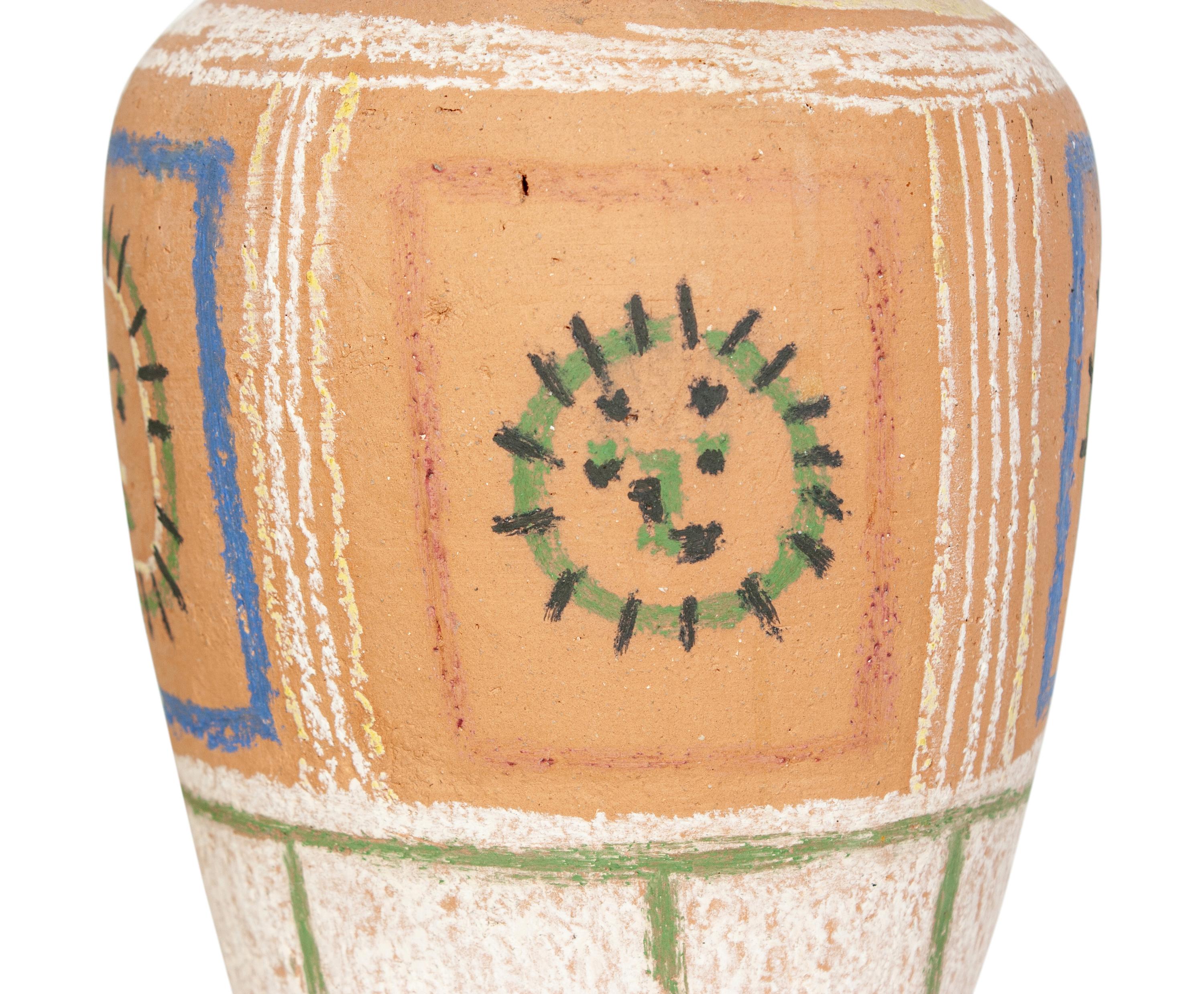 Vase au décor pastel (A.R. 190)