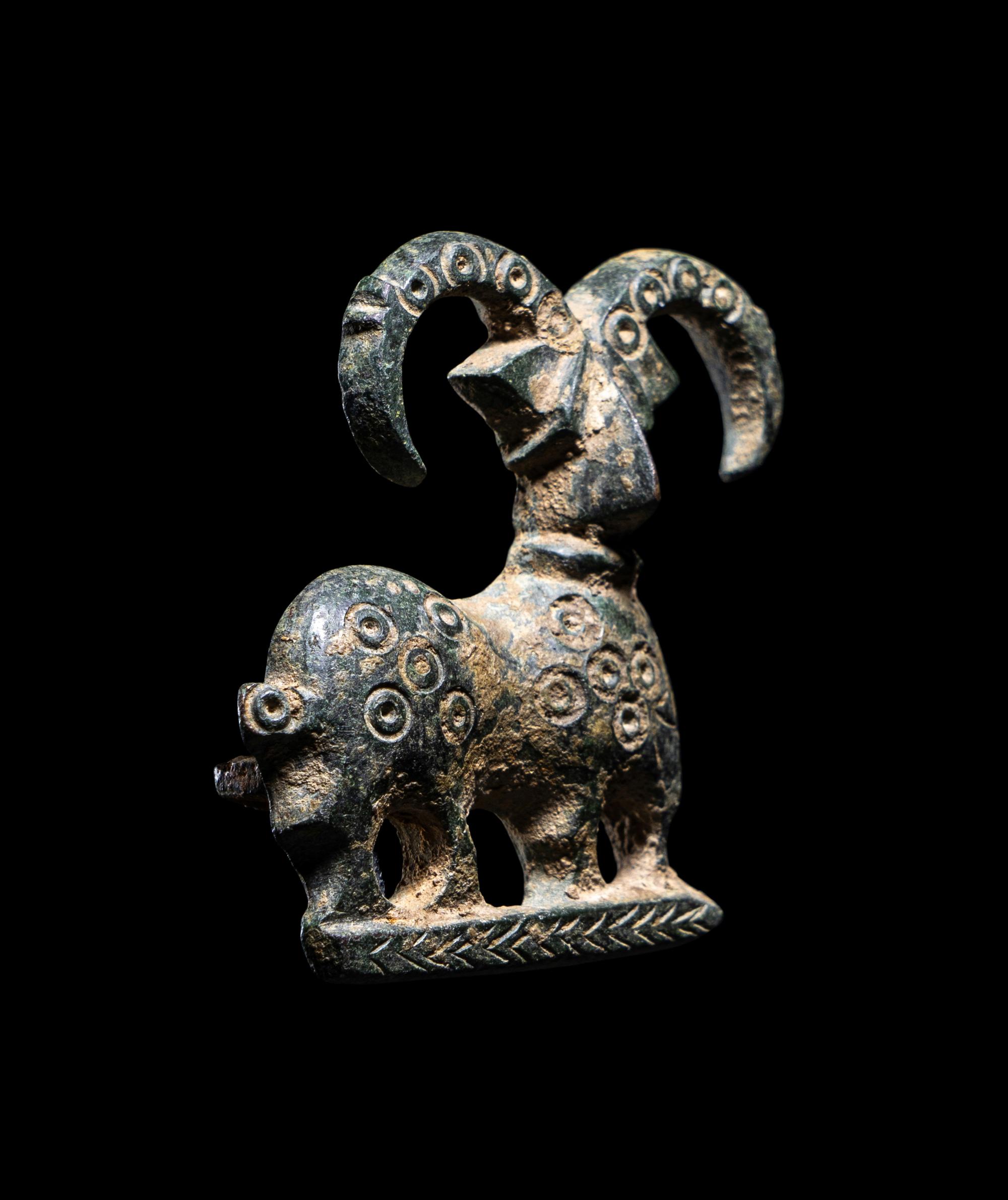 A Luristan Bronze Ibex