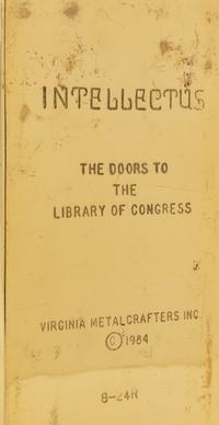 A Pair of Brass Library of Congress Bookends, Virginia Metalcrafters