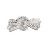 RETRO, PLATINUM AND DIAMOND BROOCH