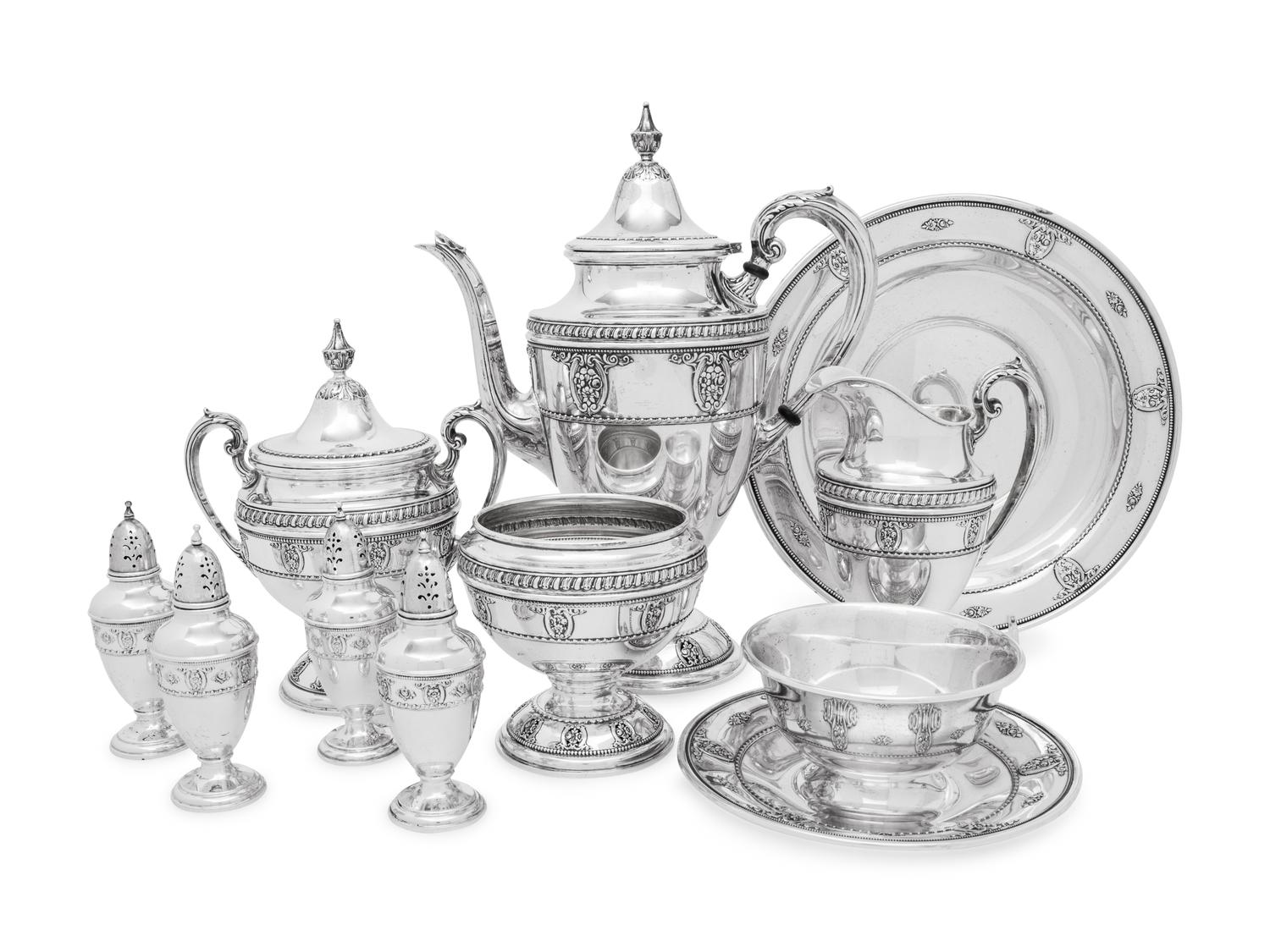 A Collection of American Silver Holloware Articles