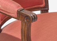 A Set of Four Louis XVI Carved Beechwood Fauteuils