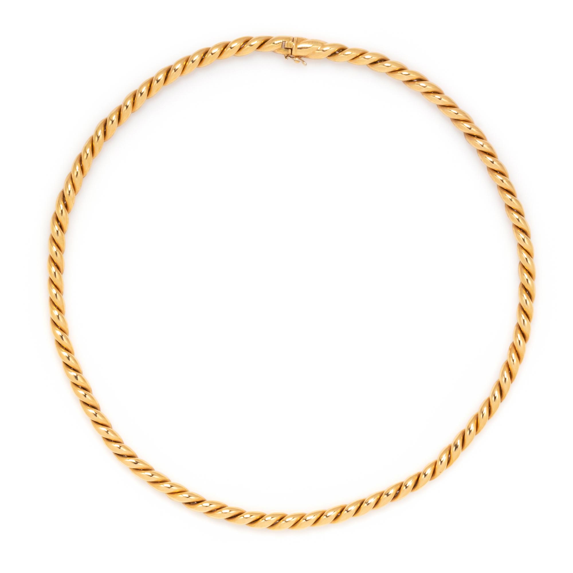 VAN CLEEF & ARPELS, YELLOW GOLD NECKLACE