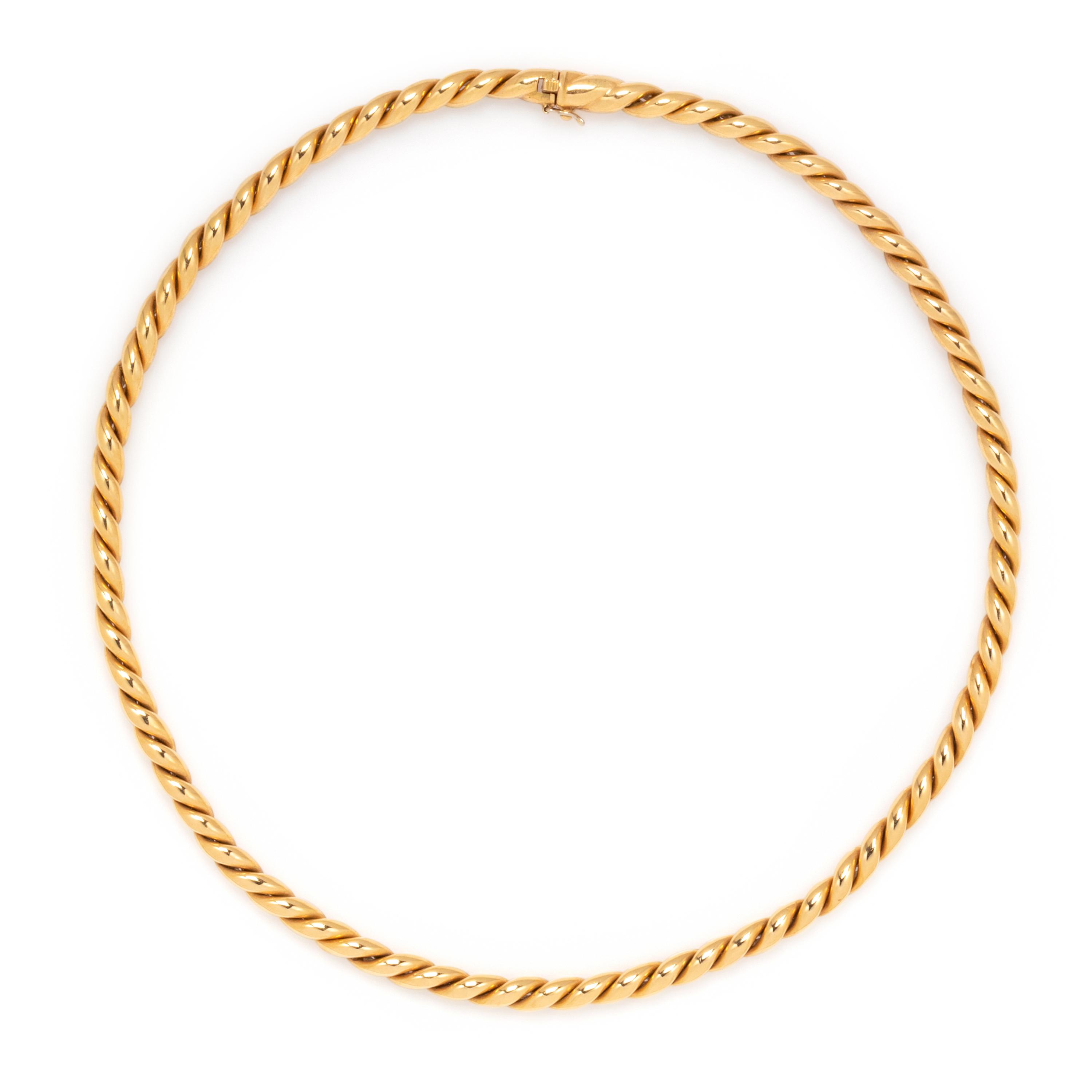 VAN CLEEF & ARPELS, YELLOW GOLD NECKLACE