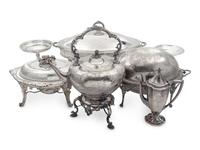 A Collection of Silver-Plate Serving Articles — 19th Century and Later