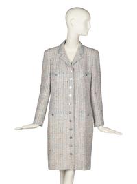Chanel Pastel Tweed Coat