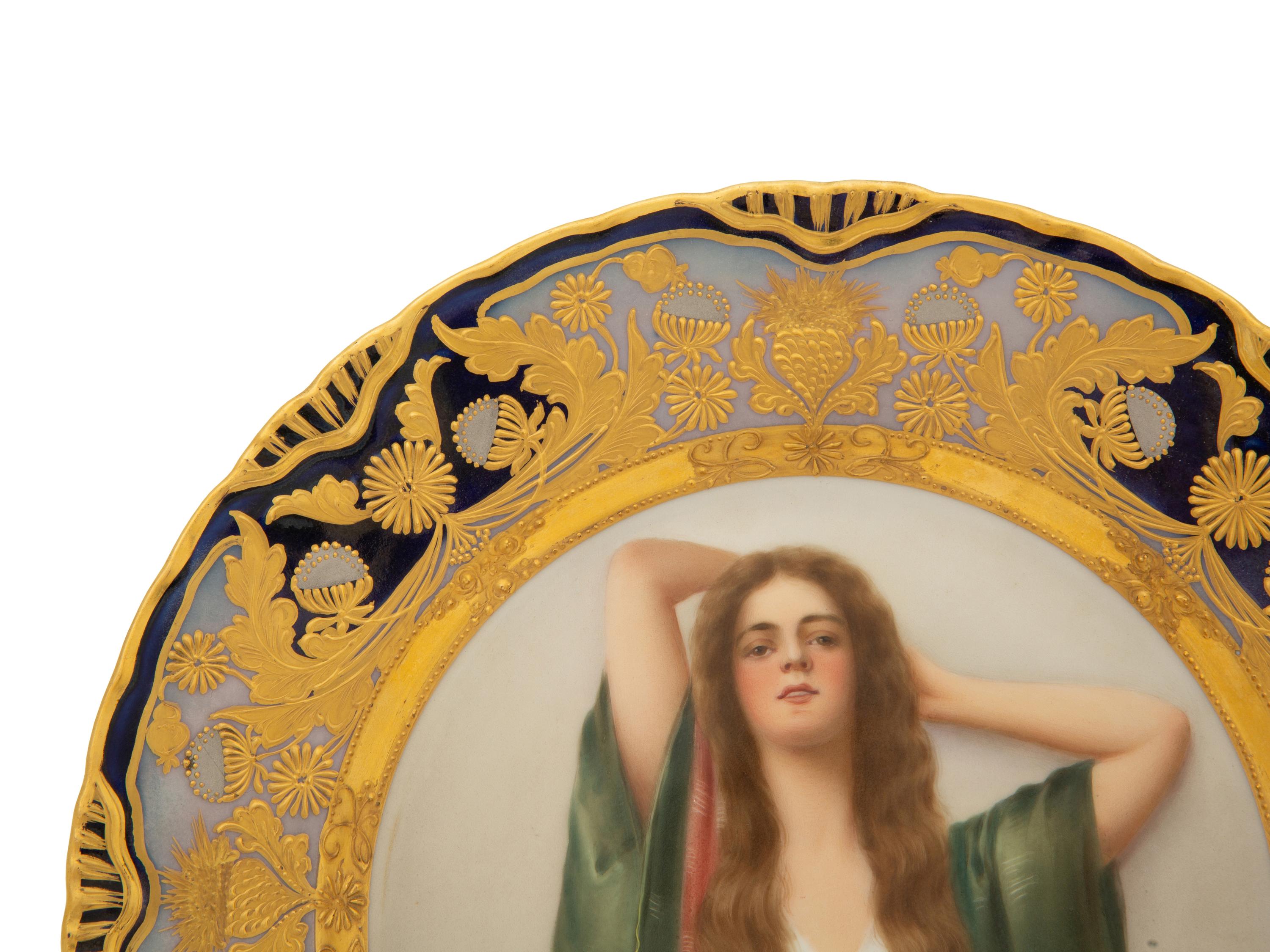 A Vienna Porcelain Cabinet Plate — 19TH CENTURY
