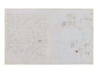 LINCOLN, Abraham (1809-1865). Autograph letter, signed ("A. Lincoln") to Richard Yates, Springfield, Illinois, 14 January 1855.