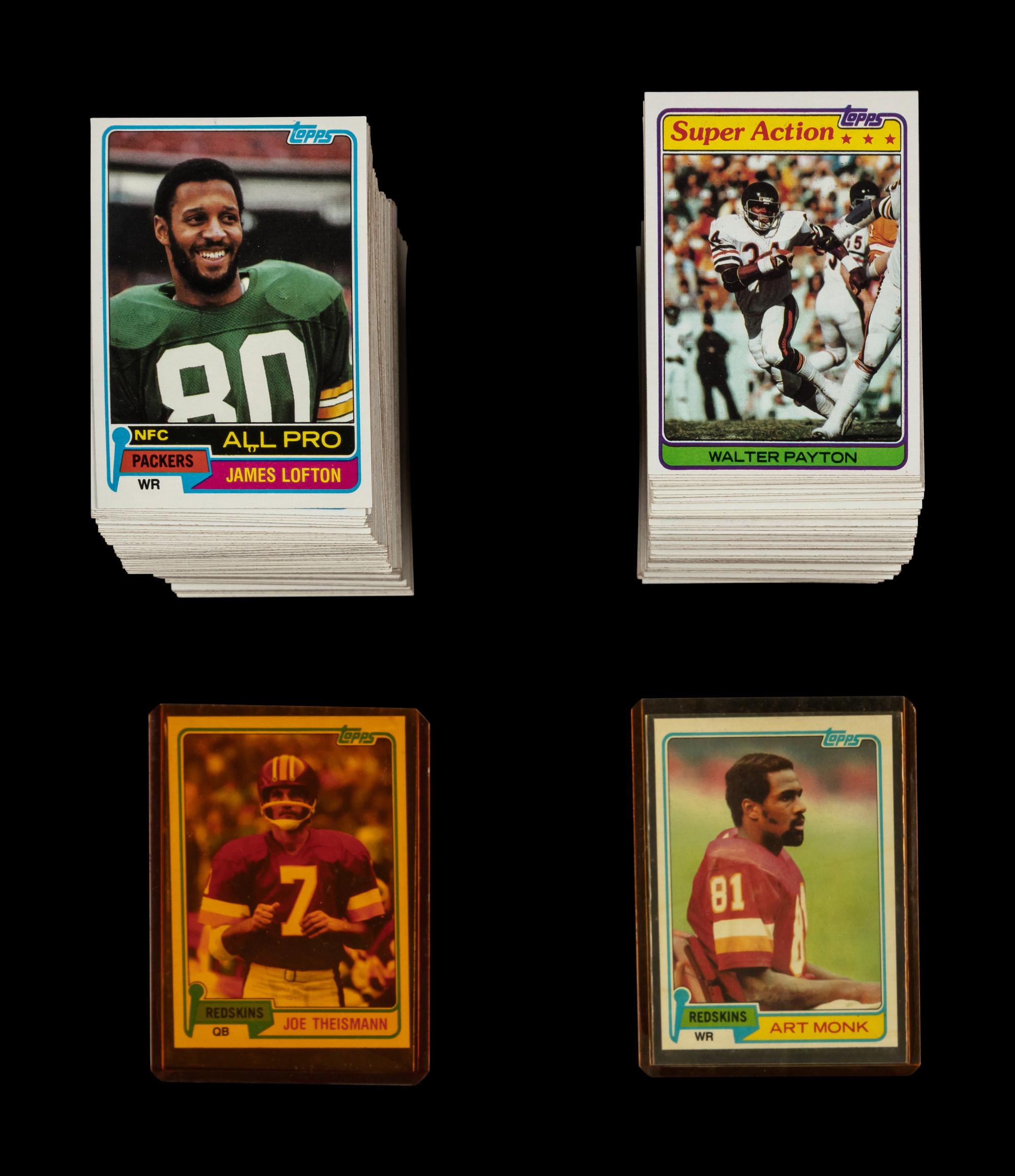 A Complete Set of 1981 Topps Football Cards With PSA Graded Joe Montana Rookie