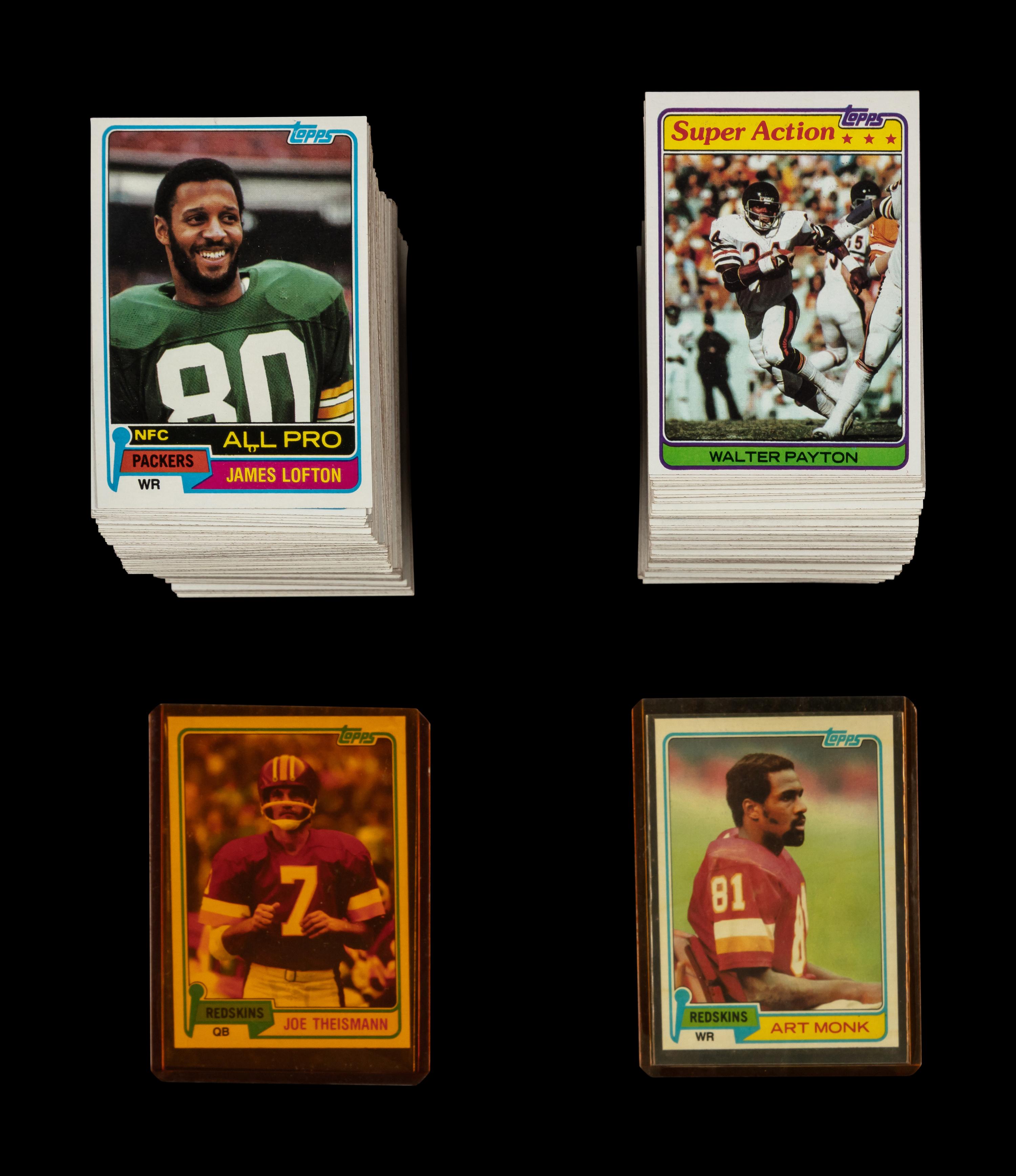 A Complete Set of 1981 Topps Football Cards With PSA Graded Joe Montana Rookie