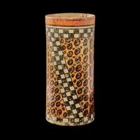 A Maya Polychrome Cylinder Vessel