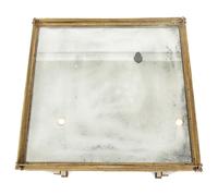 A French Gilt Bronze and Mirror Side Table — 20TH CENTURY