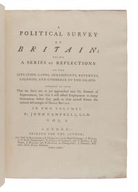 [BRITISH HISTORY]. A group of 3 works, comprising:
