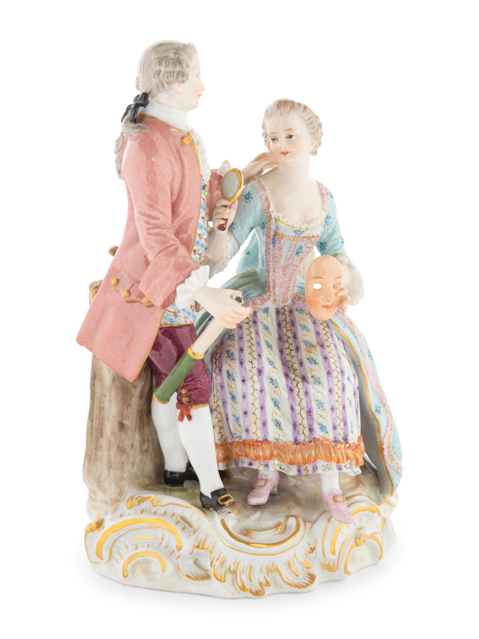 A Meissen Porcelain Figural Group