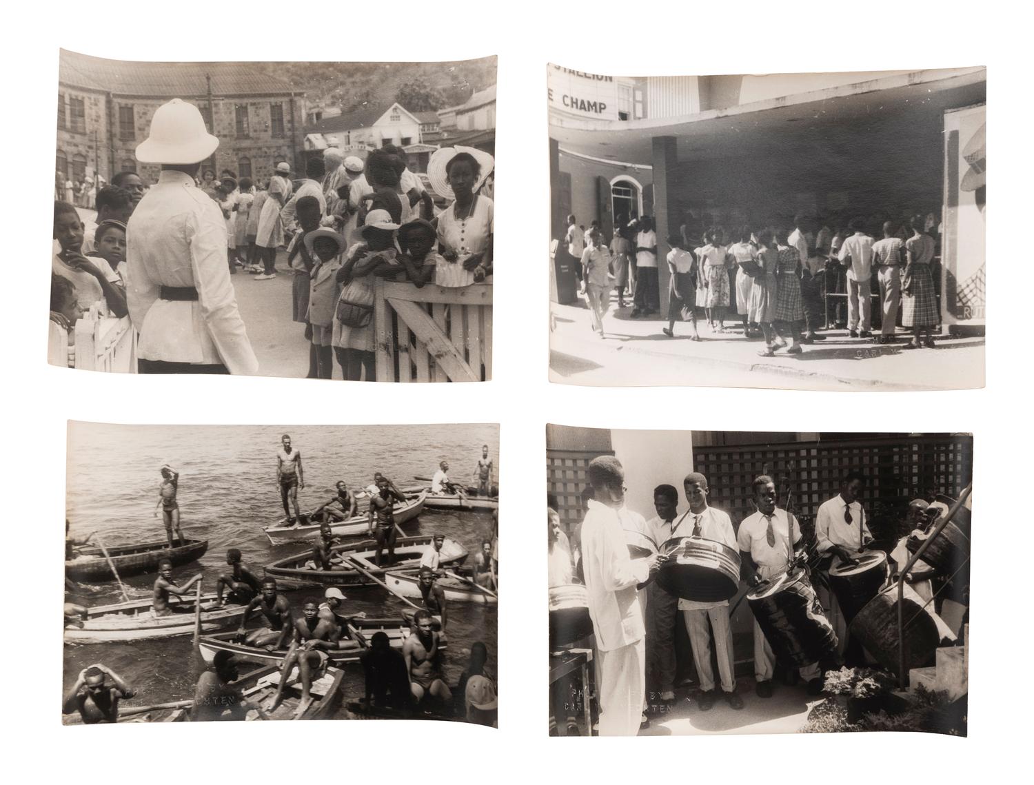 [EARLY PHOTO] Collection of photographs taken by Carl Van Vechten documenting a Caribbean cruise.