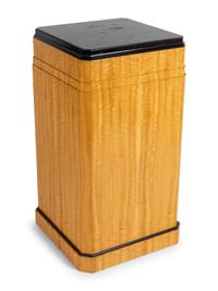 An Art Deco Style Sycamore Pedestal — 20TH CENTURY