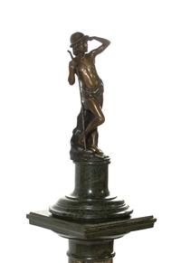 A German Bronze Figure, after Rudolf Kaesbach (1873-1955), Height of figure 14 1/4 inches.