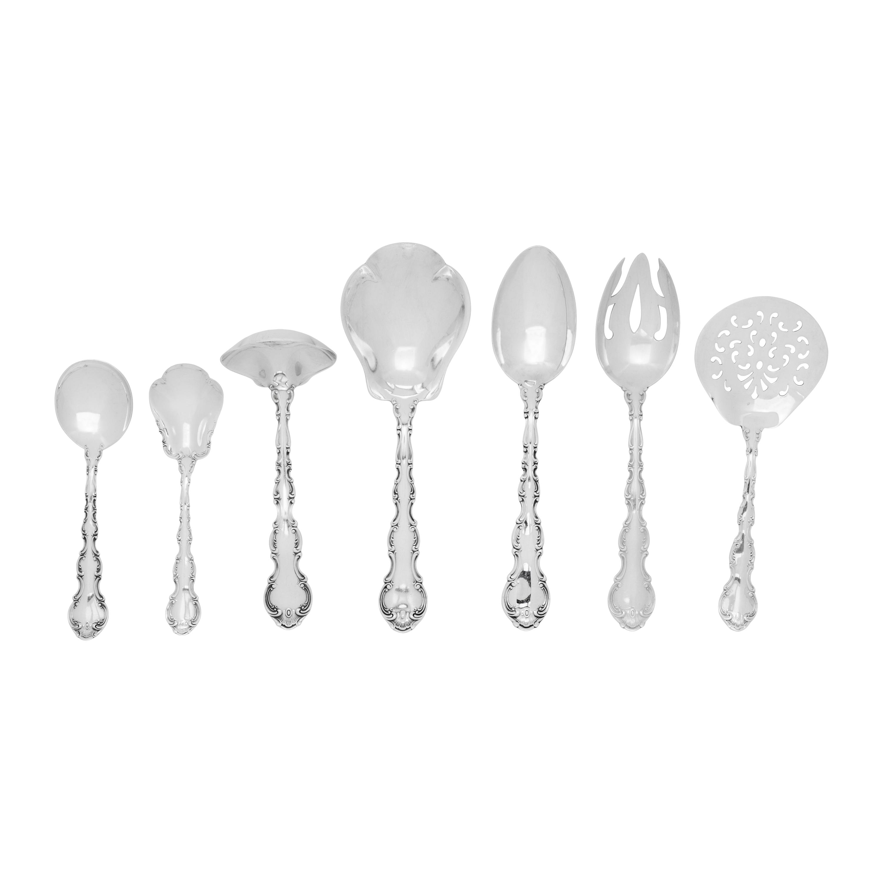 An American Silver Flatware Service