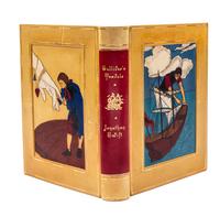 (WEITZ-COLEMAN; RACKHAM, ARTHUR) SWIFT, JONATHAN. Gulliver's Travels. London, 1909. Finely bound by Herbie Weitz.