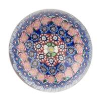 A Clichy Concentric Millefiori Glass Paperweight