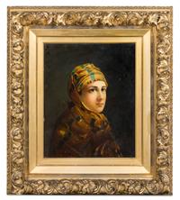 Pierre Sagnac, (20th Century), Portrait of a Woman