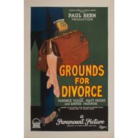 Nine Paramount Pictures "Grounds for Divorce" Film Posters