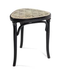 J. & J. Kohn, EARLY 20TH CENTURY, an ebonized wooden stool