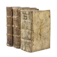 ARISTOTLE. Operum Aristotelis stagiritae philosophorum. Geneva, 1606-1607. 3 vols.