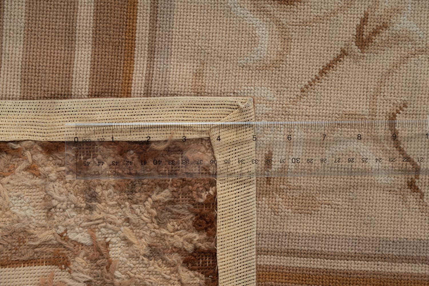 A Feizy Savonnerie Style Wool Rug