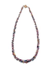 SAPPHIRE BEAD NECKLACE
