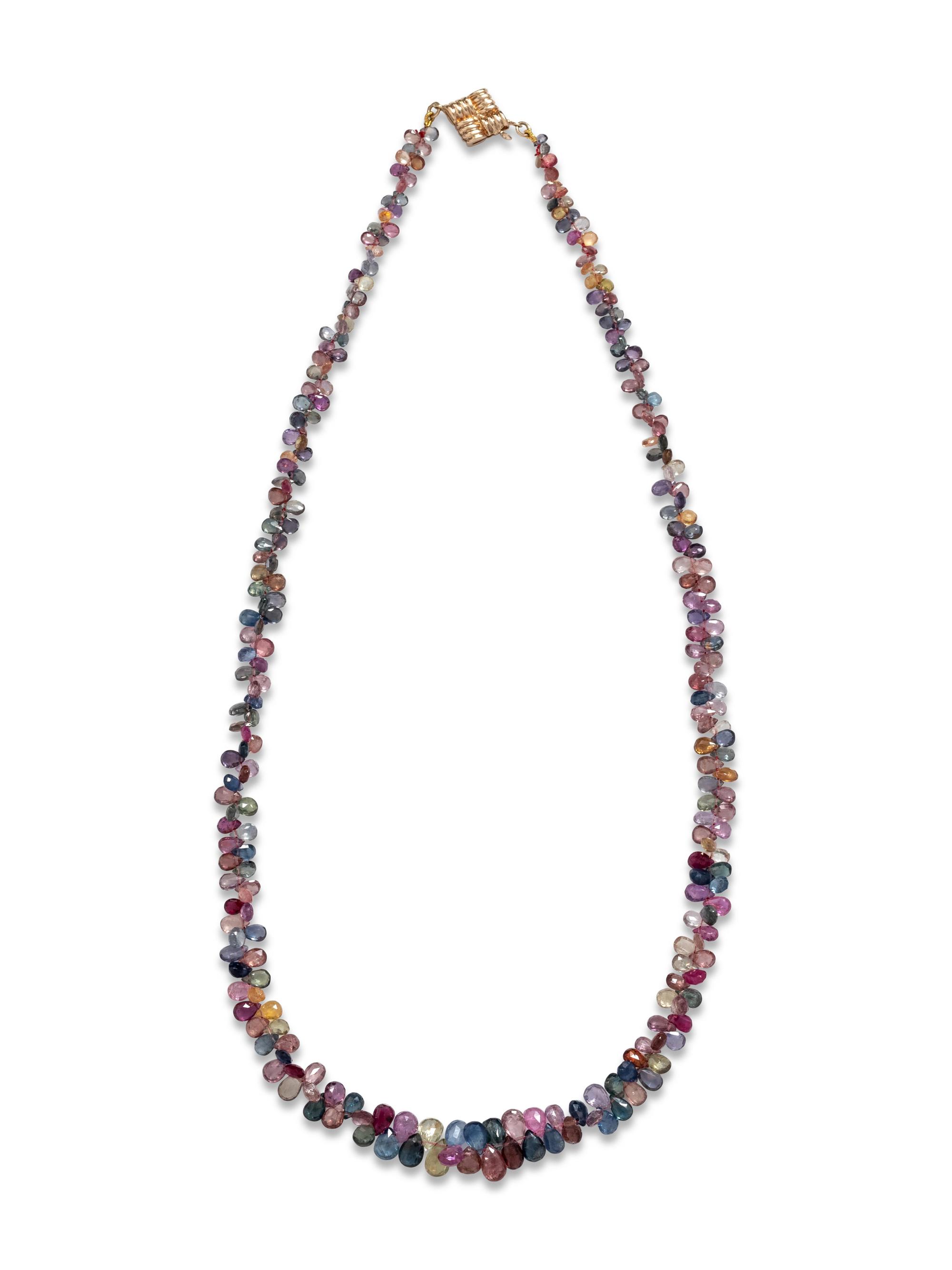 SAPPHIRE BEAD NECKLACE