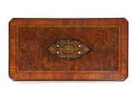 Two Napoleon III Gilt Metal Mounted Table Caskets