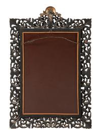 An Italian Baroque Style Giltwood Mirror