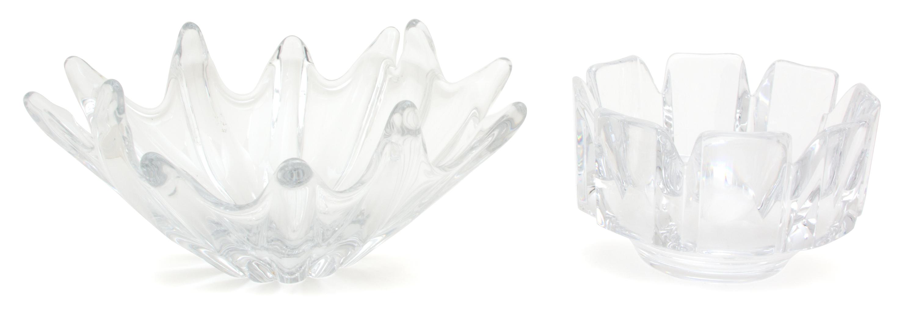 Two Crystal Bowls — 20TH CENTURY