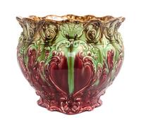An American Pottery Jardiniere Height 11 1/2 inches.