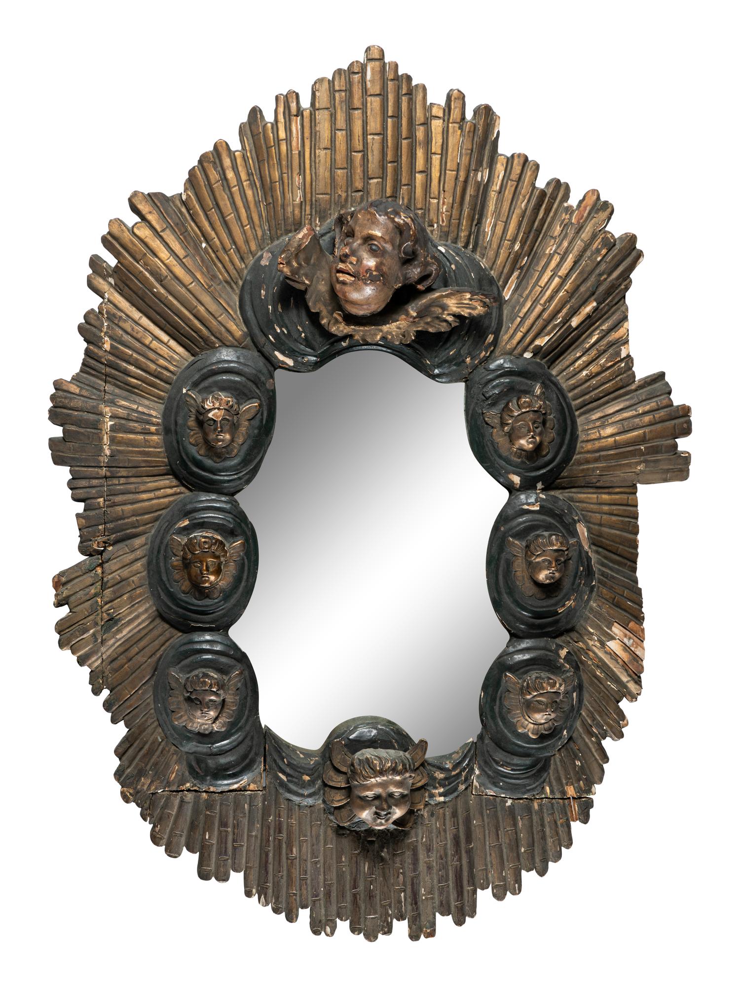 A Florentine Giltwood Mirror