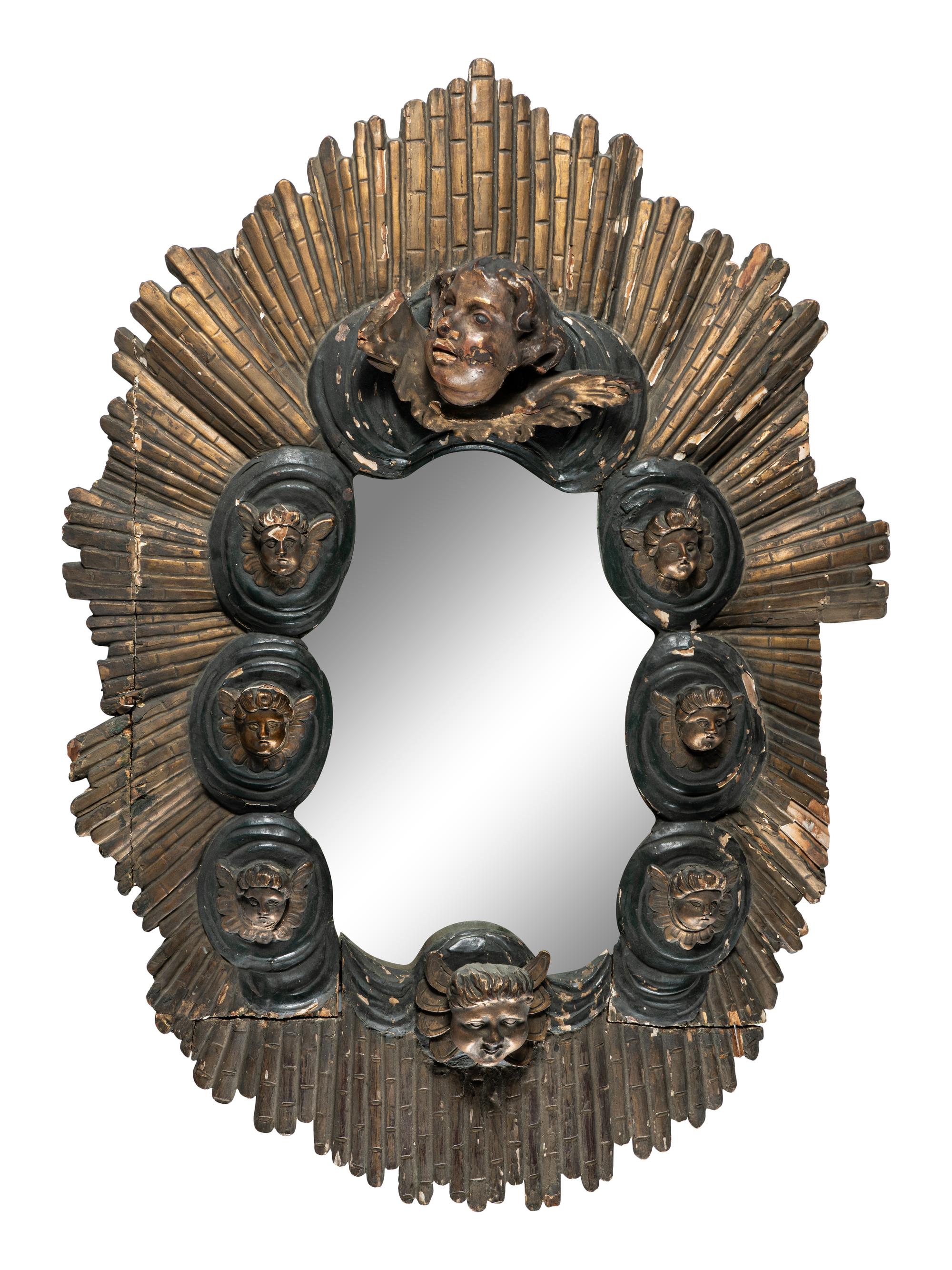 A Florentine Giltwood Mirror